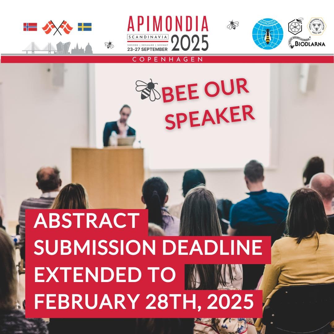 There's still time to submit your abstracts for #Apimondia2025! 

Deadline: 28 February 2025

Submit your abstract now and be part of the world’s biggest beekeeping event

🟢 apimondia2025.com/?p=abstract-su…