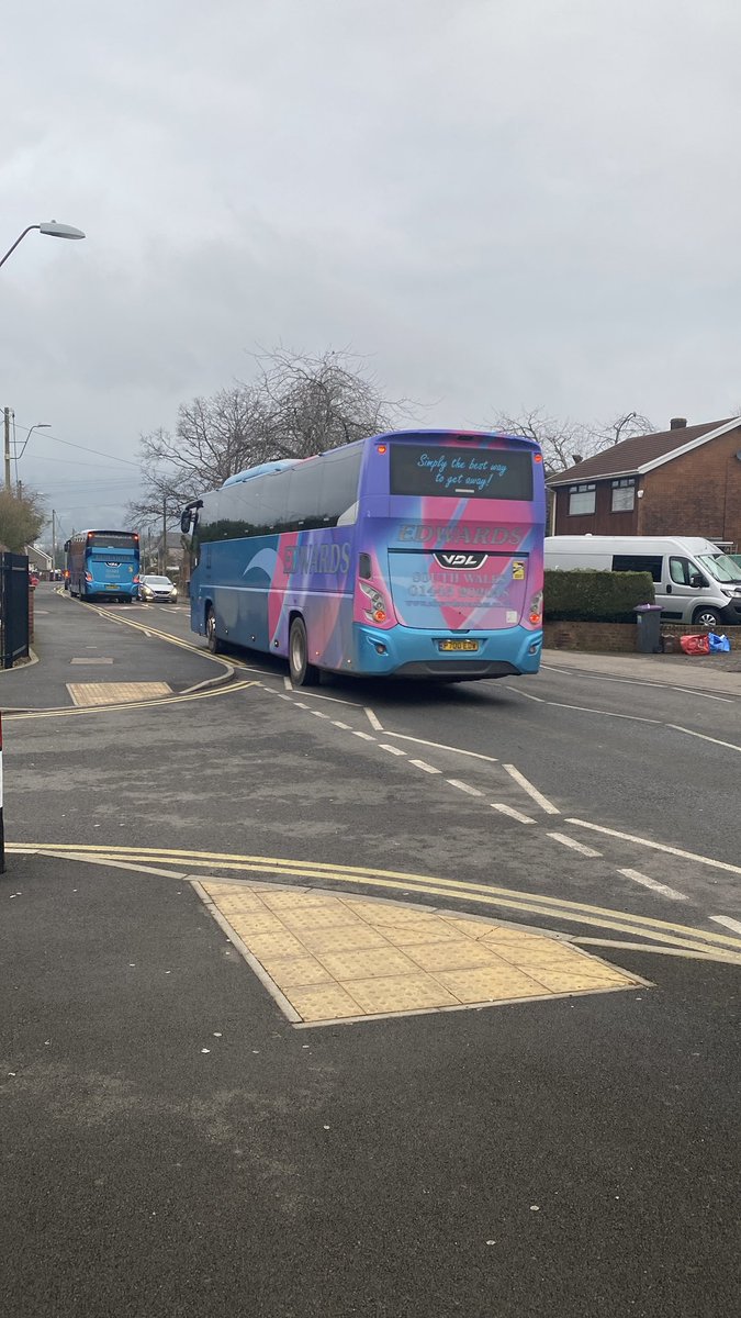 And they are off! 
Two coaches of year 8 pupils off to Llangrannog until Friday! Have a fabulous time all! #learning #respect #ambition #notinmissout