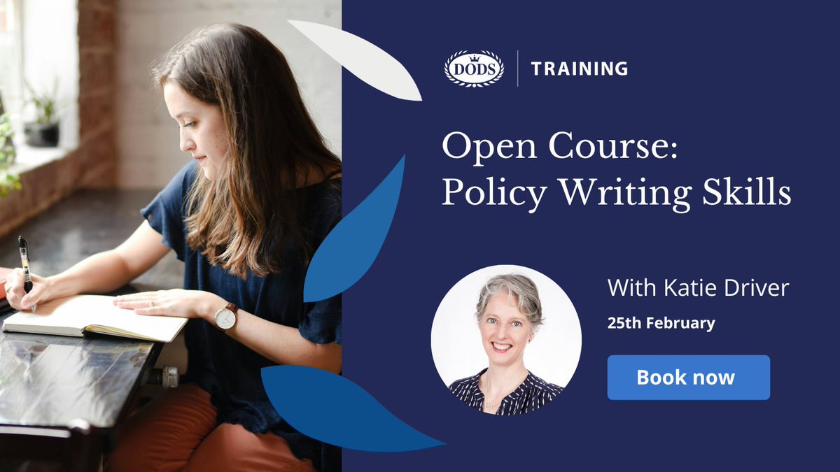 Dods Training (@dods_training) on Twitter photo Are you looking to improve your policy writing skills?
Led by <a href="/thinking_ally/">Katie Driver</a>, this online session will help you tackle correspondence, briefings and submissions confidently and effectively.
Book your spot here: bit.ly/4gTsVjX Are you looking to improve your policy writing skills?
Led by <a href="/thinking_ally/">Katie Driver</a>, this online session will help you tackle correspondence, briefings and submissions confidently and effectively.
Book your spot here: bit.ly/4gTsVjX
