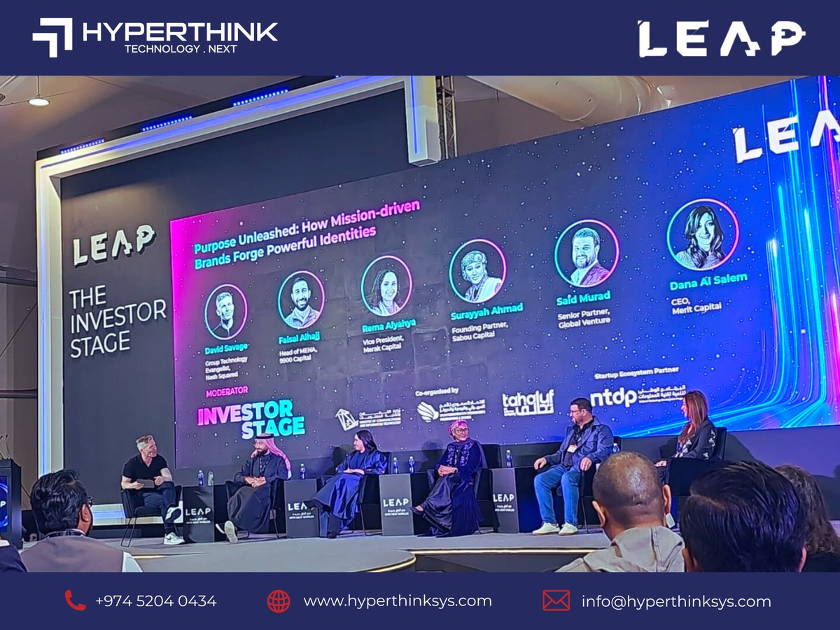 hyperthinksys's tweet photo. 🔴 Live from LEAP 2025! 🚀 HyperThink team exploring AI, IoT &amp; more. Let’s connect! https://t.co/bsm6PGh6Oz

#LEAP2025  #AI  #IoT  #futuretechnology https://t.co/t0VjaPtYO1
