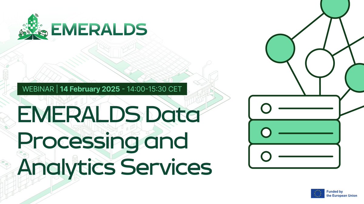 EMERALDSeu's tweet image. ๐ถโโ๏ธ๐ดโโ๏ธ๐ How can mobility data shape the future of our cities? Privacy, scalability & accuracy are key challenges.
๐ Read how EMERALDS is making mobility data smarter & more secure: shorturl.at/lfDRL
๐ข Join our webinar on 14 Feb (14:00-15:30 CET) โ shorturl.at/bwaLa