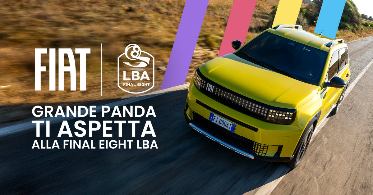 Noi siamo carichi! 💥 Dal 12 al 16 febbraio, ti aspettiamo a Torino, alla Frecciarossa Final Eight LBA, con Nuova Grande Panda. 🚗🏀 Un’occasione imperdibile per vivere l'energia dello sport e l'innovazione di FIAT, in un'esperienza unica. Non mancare!