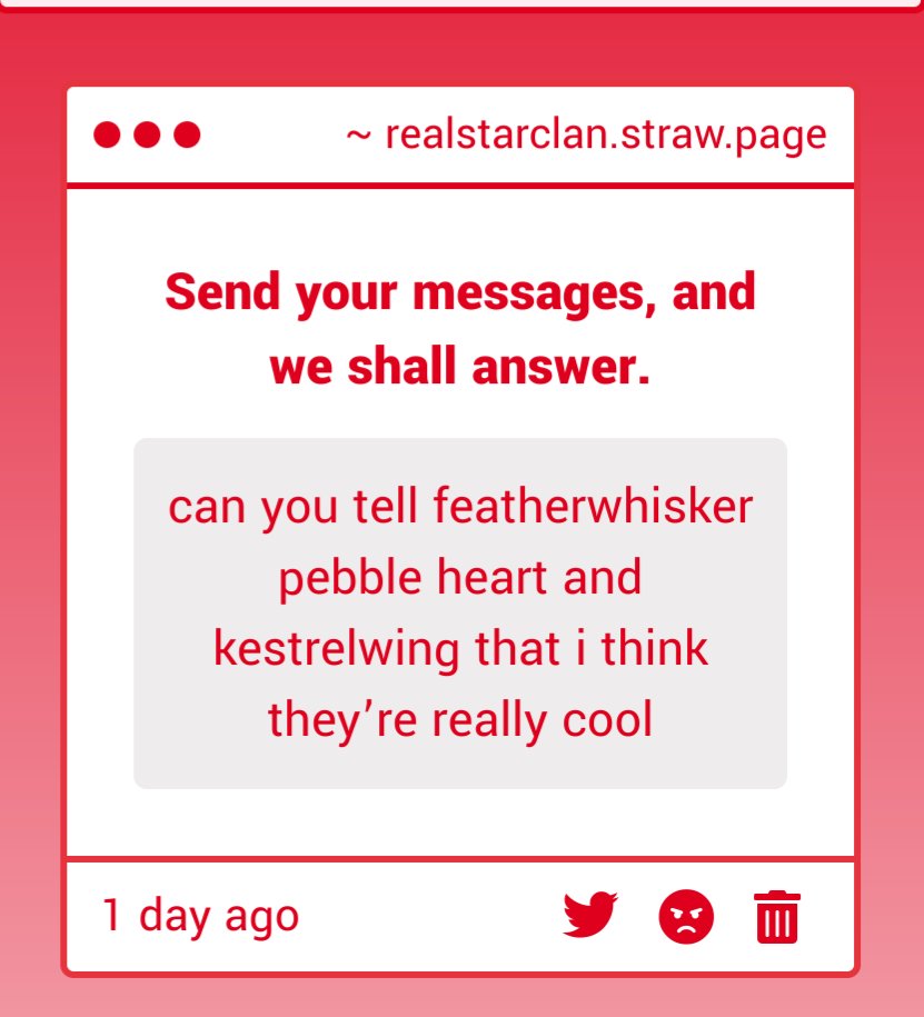 1. He does not like it.
2. We will relay your message.