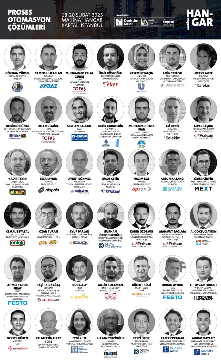 muratbayazit_'s tweet image. Türkiye&apos;nin #proses otomasyon ekosistemini konuşacağımız Proses Otomasyon Çözümleri Zirvesi için geri sayım başladı! 🚀

Sınırlı kontenjan için ücretsiz ön kayıt 👉🏻 register.makinahangar.com/proses-otomasy…

#Otomasyon #Robotics #YapayZeka #AI