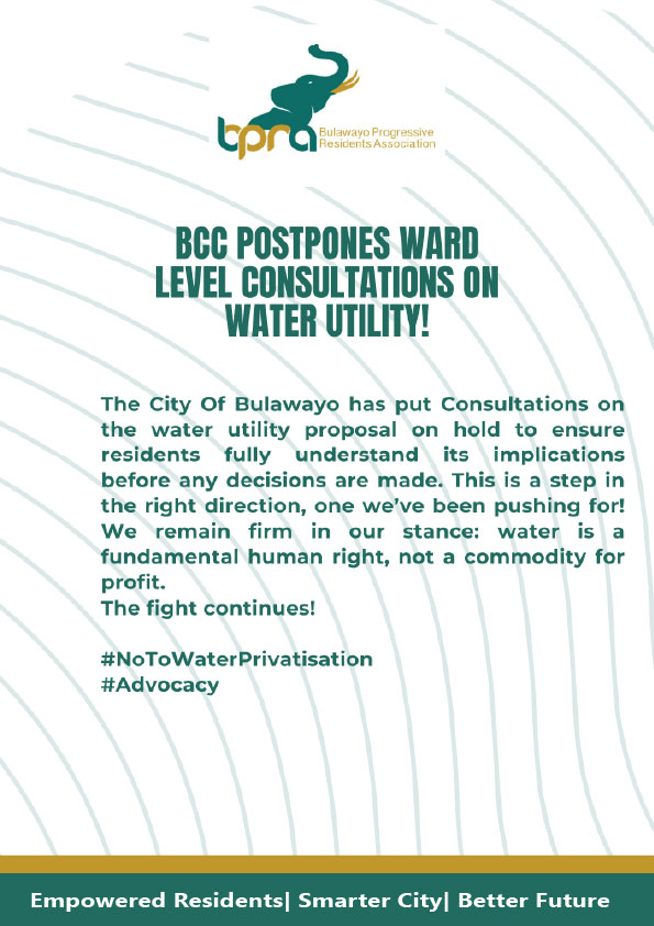 Bulawayo Progressive Residents Association (BPRA) tweet media