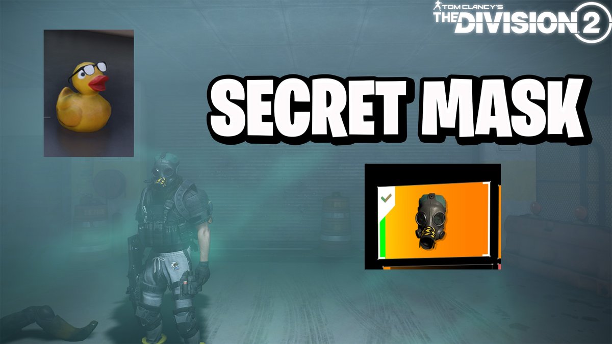 After around 7 Hours of painfully searching for Ducks, we just found out how to get the new Secret Duck Mask inside the new Manhunt Mission! I have put together a short Video to show how You can get it Yourself!

youtu.be/zBNB63-tpuc

#thedivision2
<a href="/TheDivisionGame/">Tom Clancy's The Division</a>