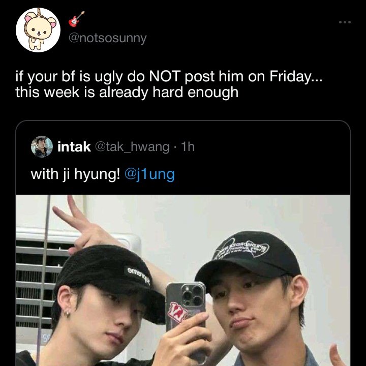 ungyang socmed au where tyang is a chronic hater and jyung is somehow a victim of it