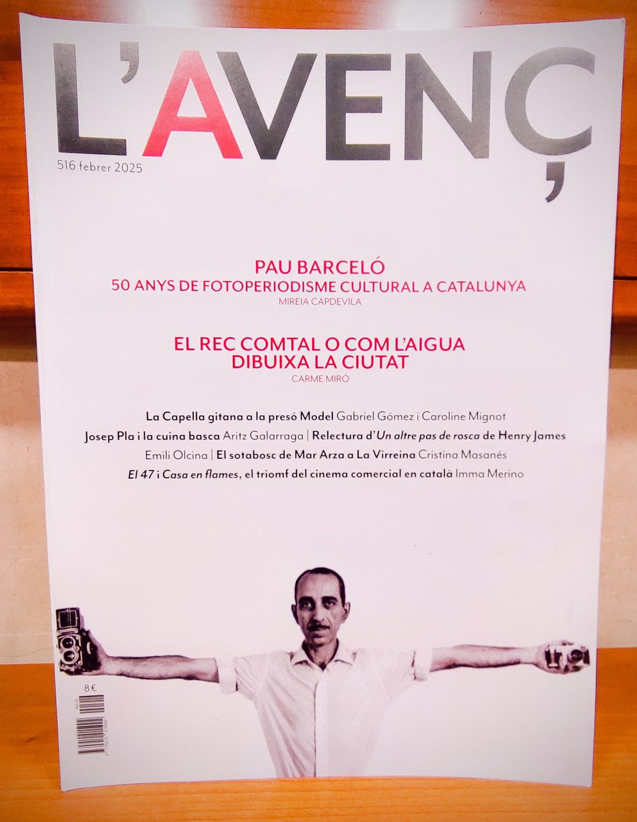 Aquest mes de febrer, a <a href="/L_Avenc/">L'AVENÇ</a> , escric sobre Pau Barceló, un referent del fotoperiodisme cultural català.
#ArxiuFotogràficPauBarceló