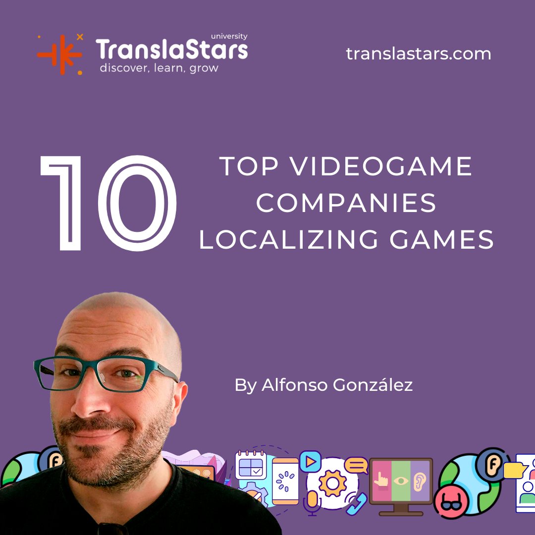 TranslaStars's tweet image. 🎮 Play #vidoegames?
#Games are localized by industry giants so players worldwide can enjoy them!
Here are 10 major #VideogameLocalization companies:
🟥 Nintendo
🎭 PlayStation
🟦 Xbox
⚔️ Square Enix
🐉 Capcom
⚽ EA
🔥 Activision Blizzard
🛡️ Ubisoft
🥋 Namco
🚗 Take-Two