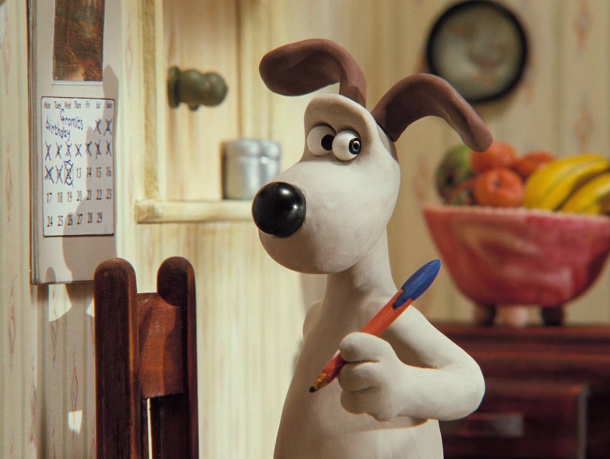 letterboxd's tweet image. happy birthday gromit 🐾