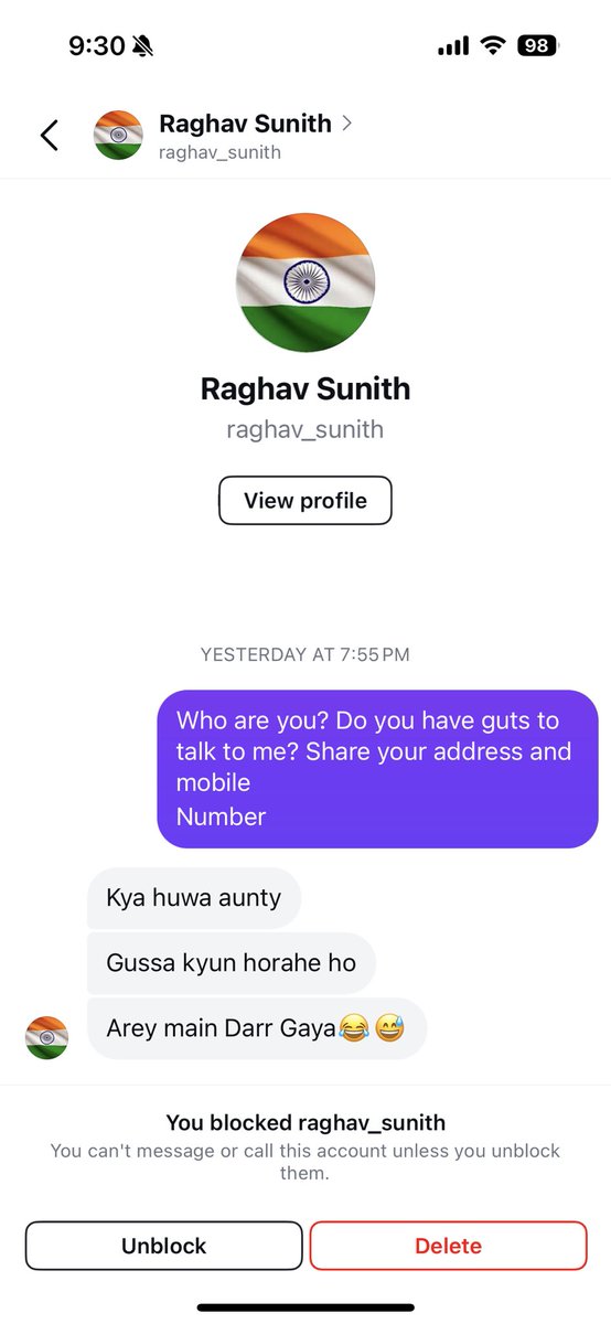 xtremeroads's tweet photo. @PMOIndia @narendramodi @myogiadityanath @Uppolice @annamalai_k @dgpup @Cybercellindia @instagram @MumbaiPolice I appeal to all the above to kindly get me this man arrested. I won’t tolerate this kind of abuse. Kindly help me. I received this on instagram post of Mahakumbh. https://t.co/tB8pf3eeMr