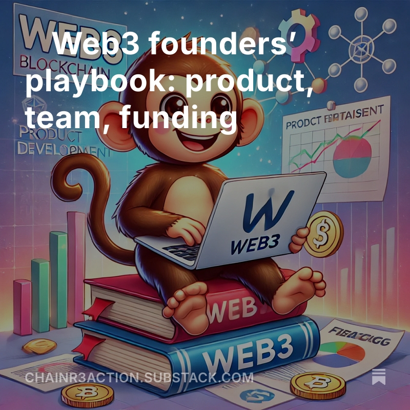 rom1_millon's tweet photo. Gm, new week, new release for web3 managers 👇

🔑 Web3 founders’ playbook: product, team, funding 
https://t.co/WegY9cfhnH 

Don't forget to subscribe for free ! https://t.co/gf9EVcOuO2