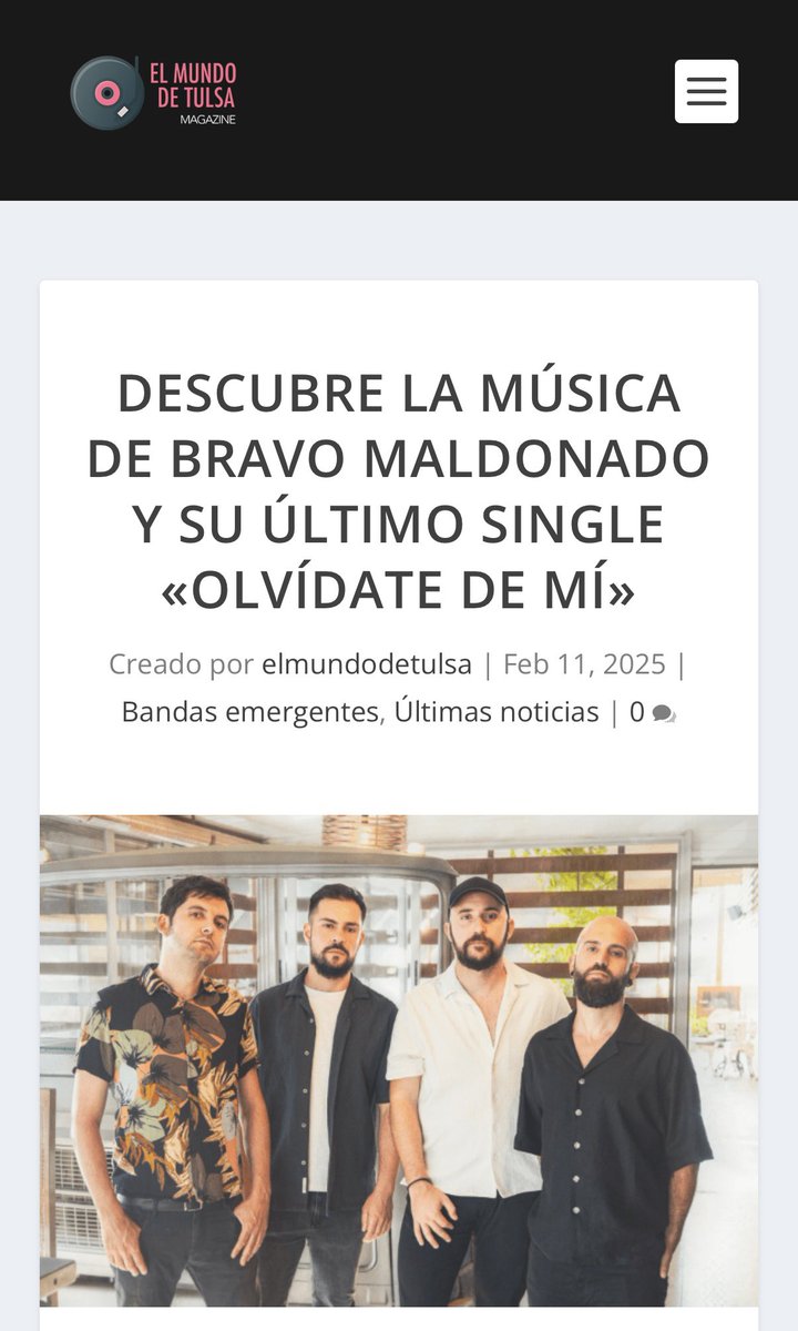 ¿Aún no habéis leído este reportaje? 

El mundo de Tulsa se hace eco de nuestros temas 🙌🏼🙌🏼

elmundodetulsa.com/bravo-maldonad…