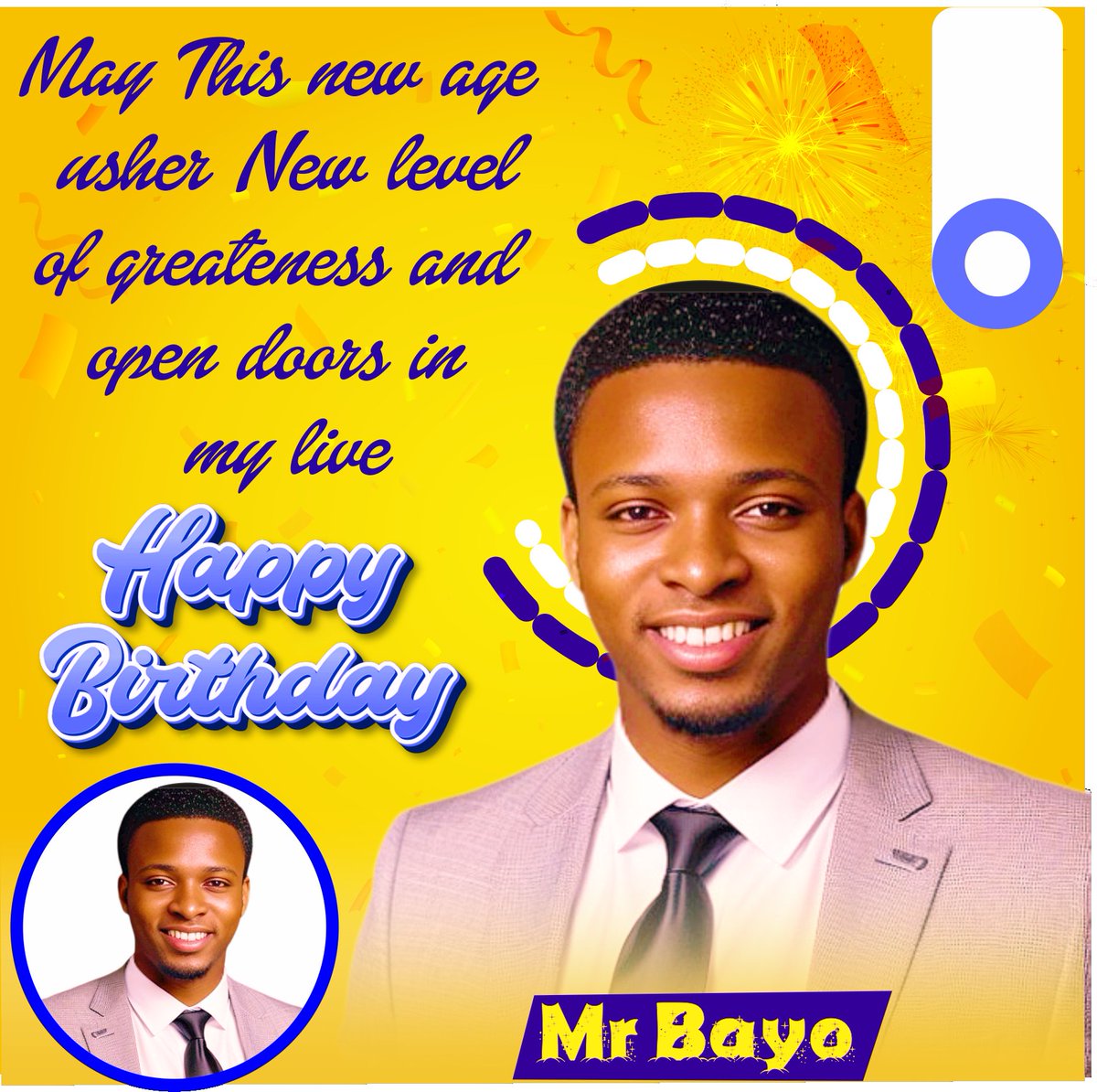 So today is my birthday 🎂🎂🎂🎂
To God be glory Even if I no get anything to chop 🚶🚶🚶