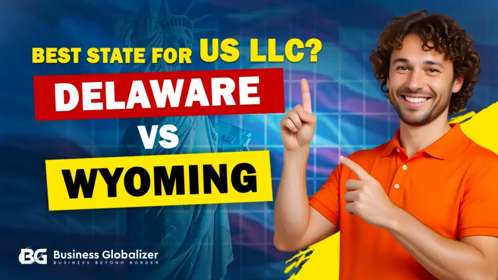 For non-US founders the most frequently searched question on the internet is: "Delaware Vs. Wyoming—which state is better for company formation?" 
if you search on Google, you'll see that Delaware is recommended most of the time. Honestly, this was just an internet hype. When
