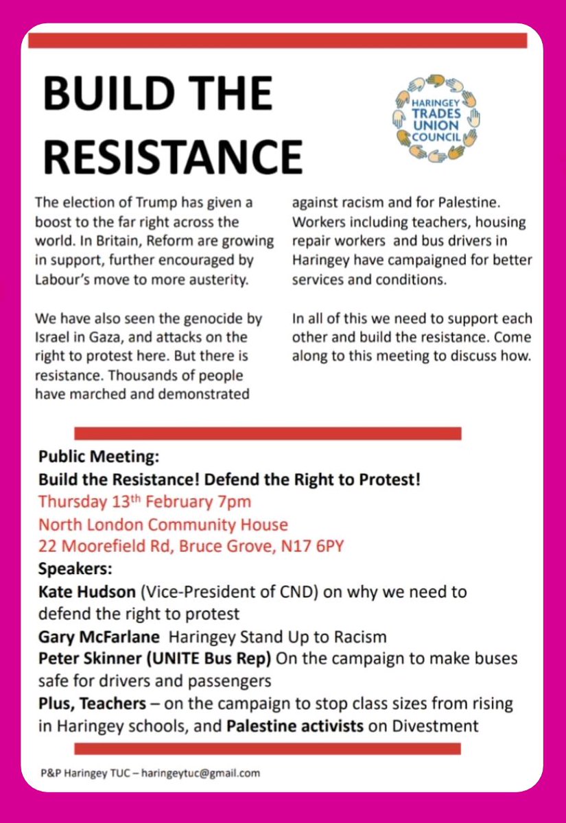 In this moment, let us build a movement. 

Join us on Thursday, 13th February. All welcome ✊🏼✊🏾✊️