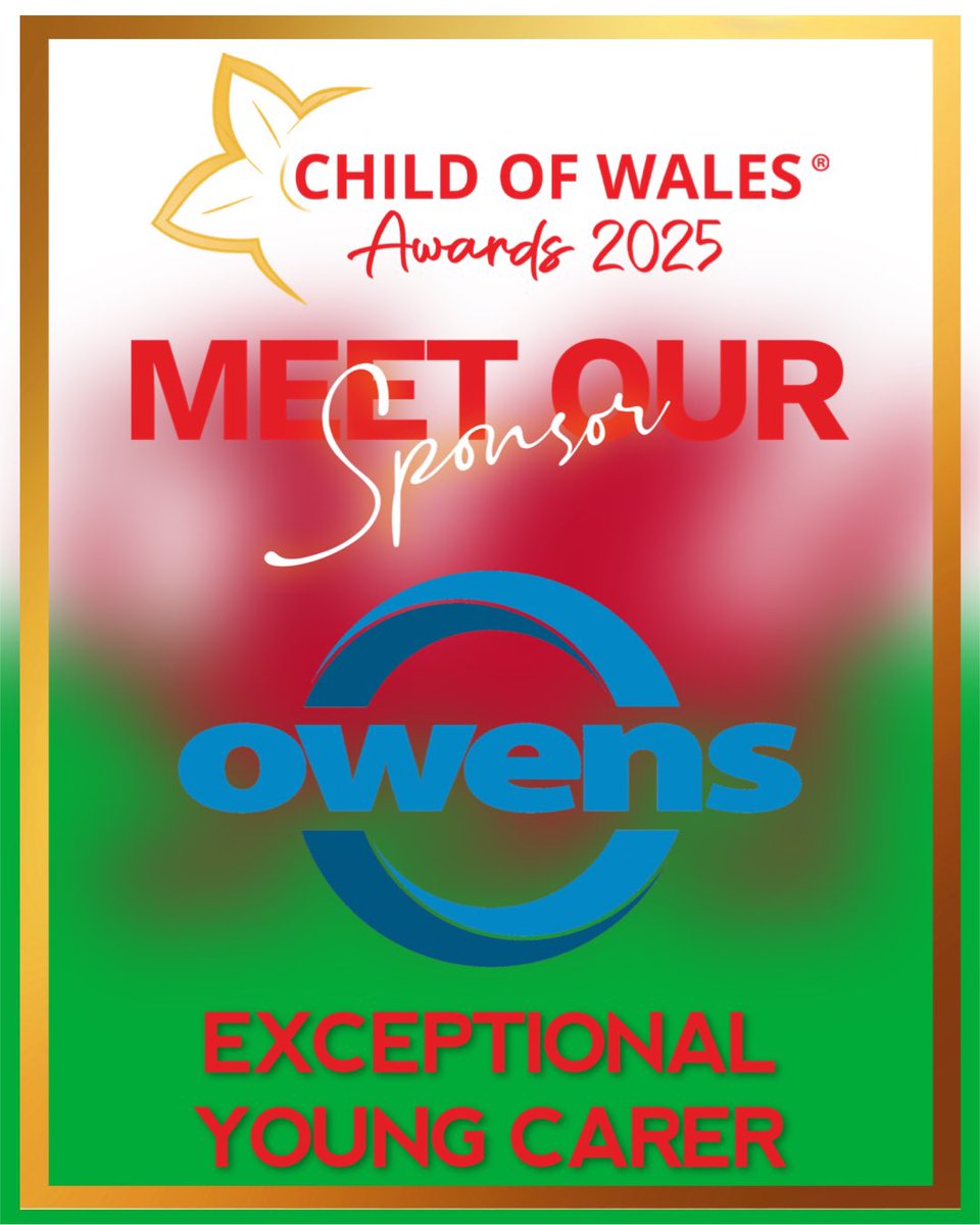 Child of Wales Awards (@childofwales) on Twitter photo 💙 Celebrating Exceptional Young Carers! 💙
nationalchildrenofwalesawards.org/sponsors/
We are proud to announce that <a href="/owensgroupuk/">Owens Group</a> is sponsoring the Exceptional Young Carer Award at the Child of Wales Awards 2025! 🏆✨
This award honors young carers who selflessly dedicate their time and energy 💙 Celebrating Exceptional Young Carers! 💙
nationalchildrenofwalesawards.org/sponsors/
We are proud to announce that <a href="/owensgroupuk/">Owens Group</a> is sponsoring the Exceptional Young Carer Award at the Child of Wales Awards 2025! 🏆✨
This award honors young carers who selflessly dedicate their time and energy
