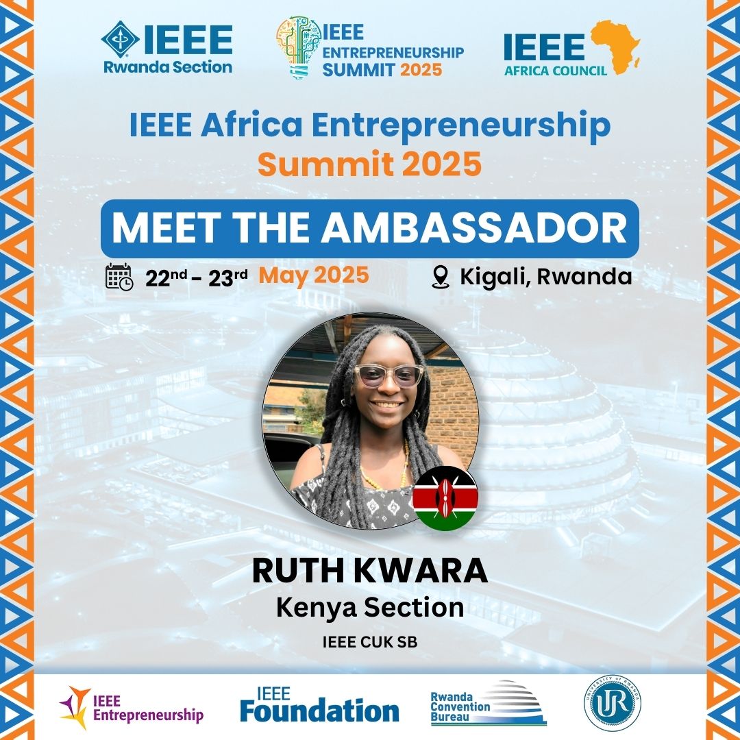 kwara_miss's tweet photo. Verily, it's an honor to serve as an Ambassador for the IEEE Entrepreneurship Summit. Onward to great endeavors!✨ @IEEE_Ent_Summit 

#IEEEentrepreneurship
#IEEEAfrica
#IEEEKenya
#IEEERwanda https://t.co/CI6A5a6OMU