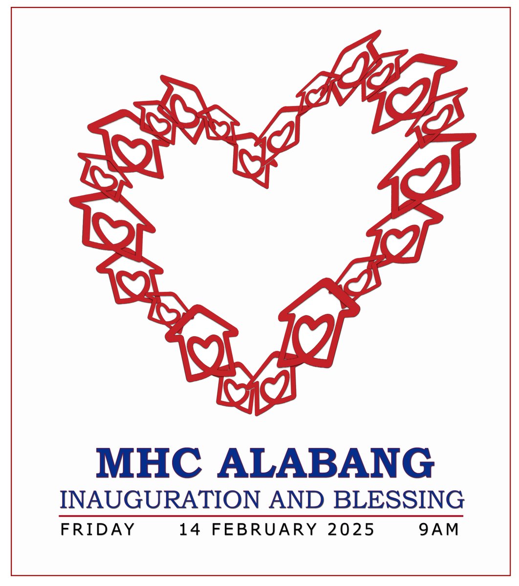 MyHub_Cares's tweet photo. #MyHubCares MHC Alabang
Inauguration and Blessing
Friday | 14 Feb 2025 | 9am
#OneMHC
#tatakMHC
#alagangMHC
MHC Alabang will be CLOSED for clients from 9am-1pm to give way for launching and blessing. Clinic operations will resume at 1pm https://t.co/6CyAAk8YdA