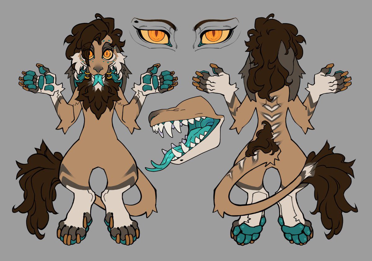 Just felt like doing a chill art piece, used <a href="/LiLaiRa95/">LiLaiRa</a> awsome mini vernid base, aswel as the extra parts base. Edited the long fur areas and added little details to make a simple an cute mini ref of Riri ♥️