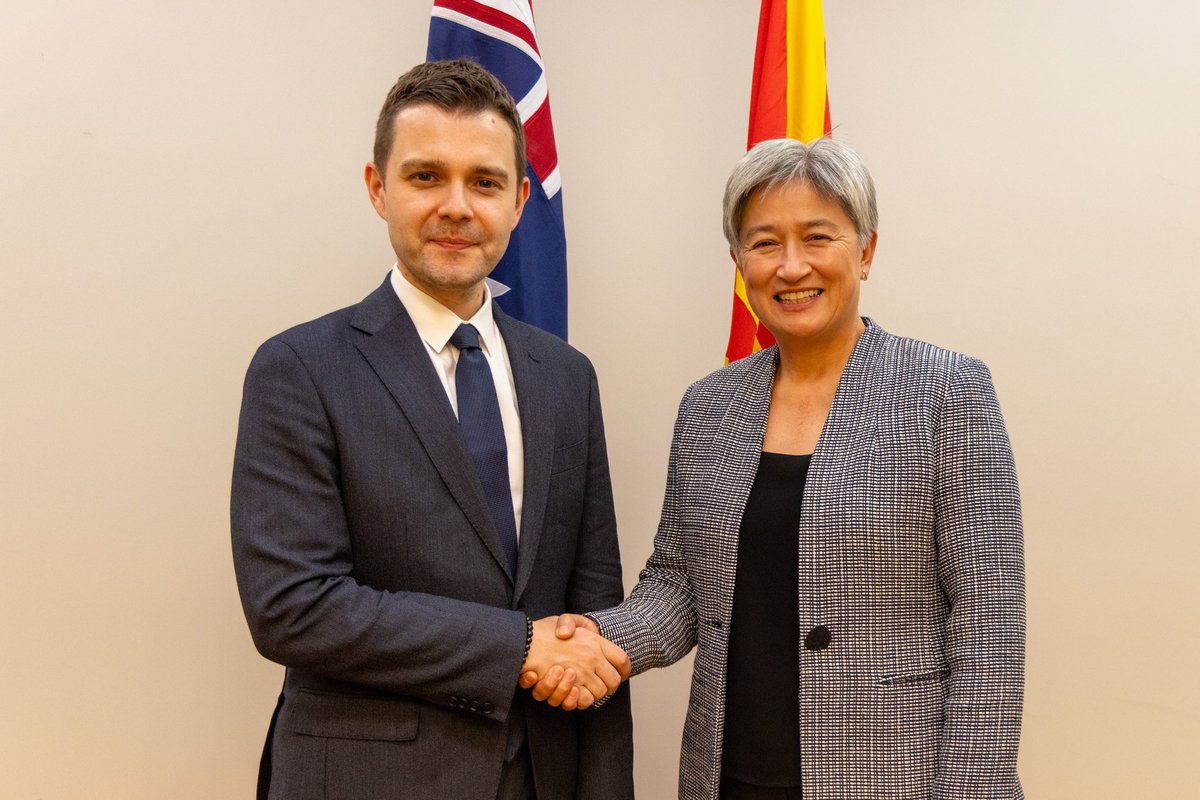 Generations of Macedonian Australians have made important contributions to our nation, weaving their language and culture into our story.

Today I welcomed <a href="/TimcoMucunski/">Timco Mucunski</a> to Canberra as we celebrate 30 years of Australia and North Macedonia's diplomatic ties.