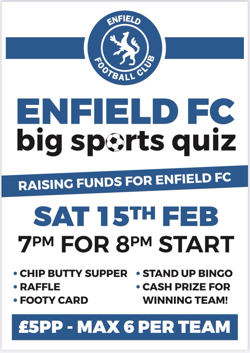 For anyone stuck for something to do Saturday night get yourself down to enfield ;)
