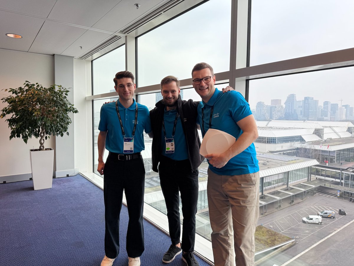 jiribrejcha's tweet photo. Celebrating 40 with Cisco at #CiscoLive π
#CLEMEA #CiscoLiveEMEA #CiscoLiveNOC #CLNOC https://t.co/9MKcjJqNDQ