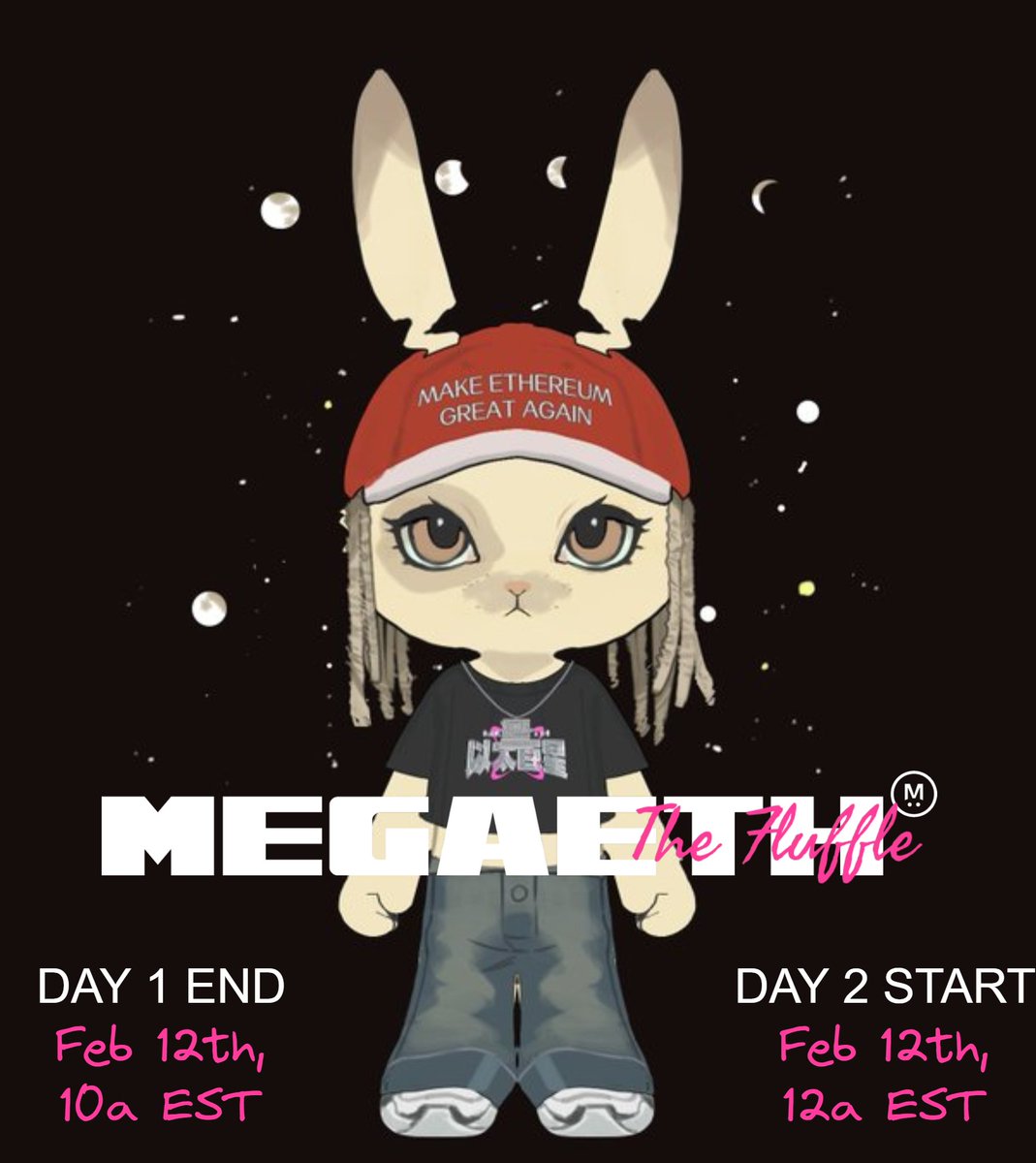 MegaETH (@megaeth_labs) on Twitter photo Mint Updates
Fluffs from Day 1 have hit the timeline, but more are looking for homes in phase 2.
Coming Timeline
10a EST: Day 1 Close (GTD)
12p EST: Day 2 Open (FCFS)
That means you still have ~7hr from this post to claim your guaranteed mint if you're a Day 1 enjoyoor. Mint Updates
Fluffs from Day 1 have hit the timeline, but more are looking for homes in phase 2.
Coming Timeline
10a EST: Day 1 Close (GTD)
12p EST: Day 2 Open (FCFS)
That means you still have ~7hr from this post to claim your guaranteed mint if you're a Day 1 enjoyoor.