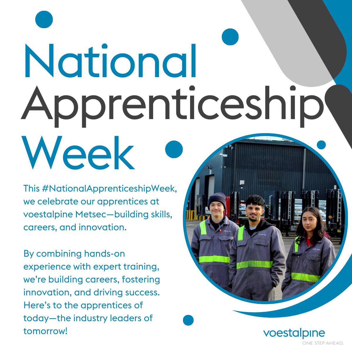 Apprenticeships are the foundation of future success! 🌟

This #NationalApprenticeshipWeek, we celebrate our talented apprentices who are building their careers while driving innovation in the industry.🔧

#NAW #MetsecApprenticeships #FutureLeaders #TrustMetsec
