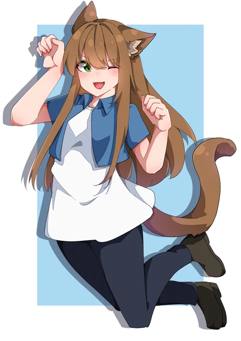 1139日目よその子希来ちゃん#一日一絵 #創作 