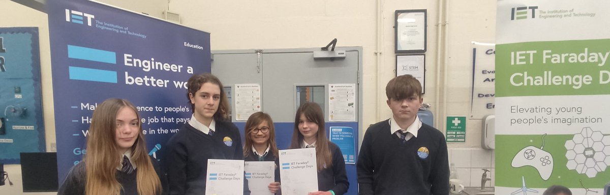 ThorpeSTEMM's tweet photo. Our Y8 students had an amazing experience at the IET Faraday Challenge! They showcased their creativity, problem-solving skills, and teamwork as they tackled engineering challenges. Proud of their hard work and innovation! @IETeducation #IETFaraday #STEM #FutureEngineers https://t.co/PC0LegXNTV