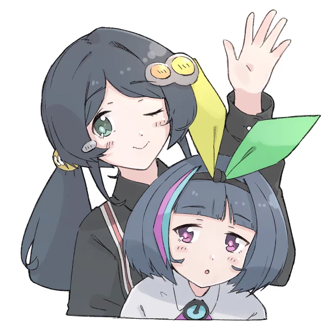 1/3のイラストを手直しして、新しいプロフィール画像にした 