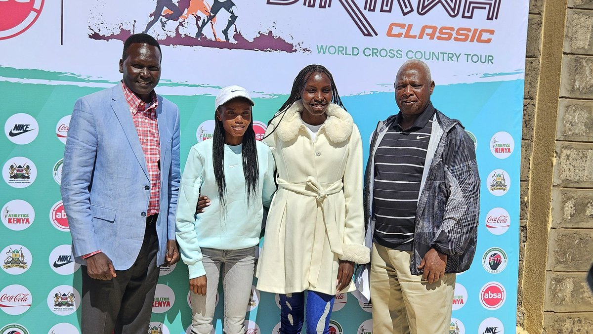 OlympicsKe's tweet image. Sunny morning in Eldoret as NOC-K President @TergatP joins  @athletics_kenya hosting the media launch for the 4th edition of the @AbsaKenya Sirikwa Classic World Cross Country Gold Tour in Lobo Village. Joining the launch are Double Olympic Champion Beatrice Chebet and 10km World…