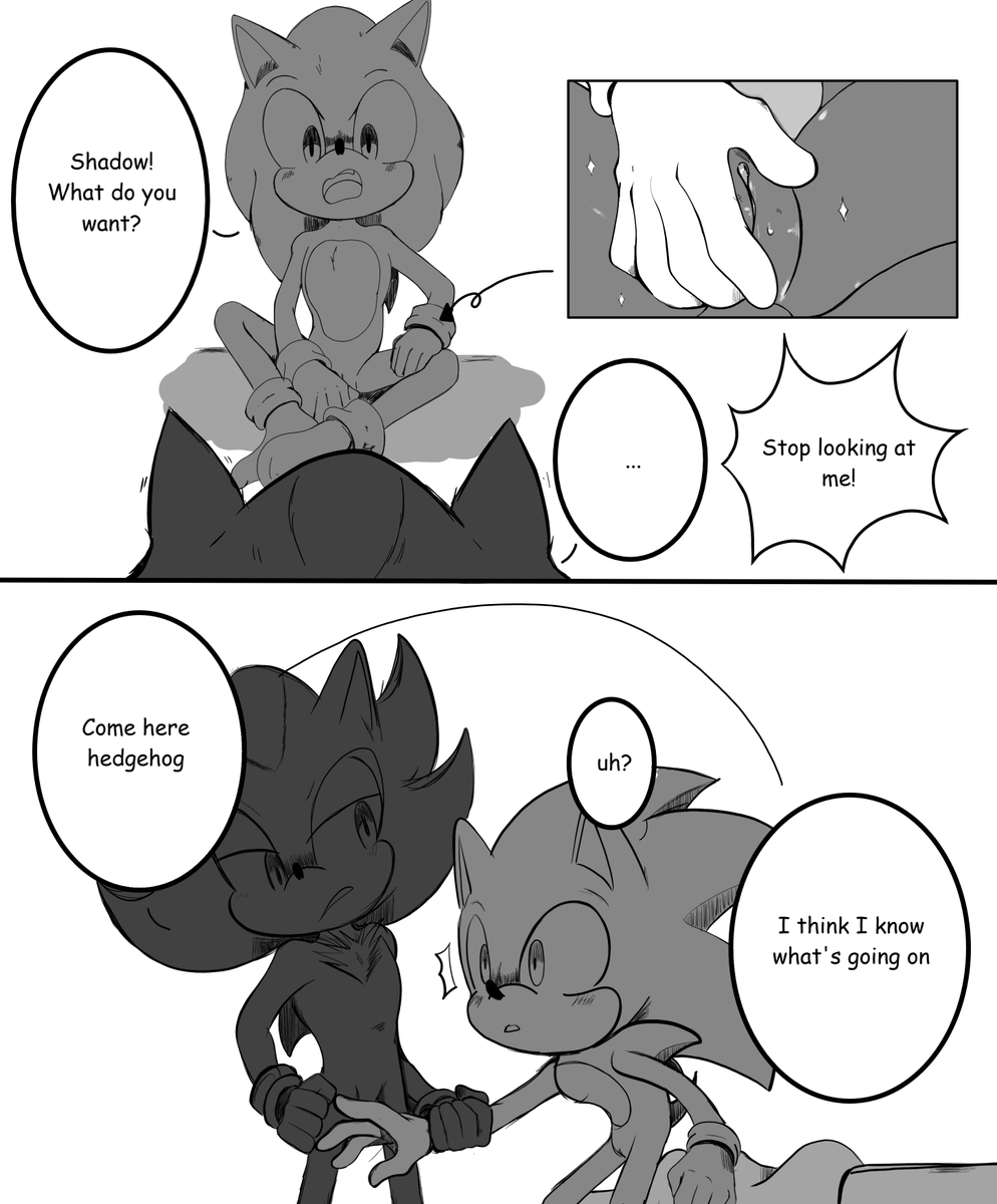 Kuretto__'s tweet photo. Sonadow comic "Instincts" PAGES 5-8  🔞
#sonadow #shadonic #furry (? https://t.co/Are1YSh0Fi