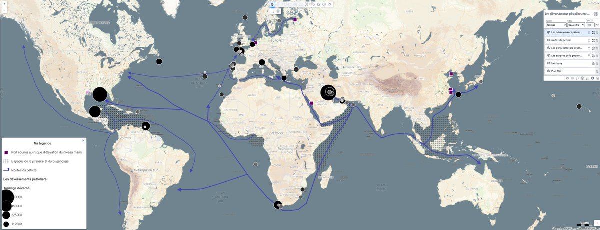 Une version interactive pour la carte à venir sur les risques liés au transport et à l'exploitation du pétrole. La possibilité de prendre des infos sur chaque accident cartographié. Bientôt sur le site