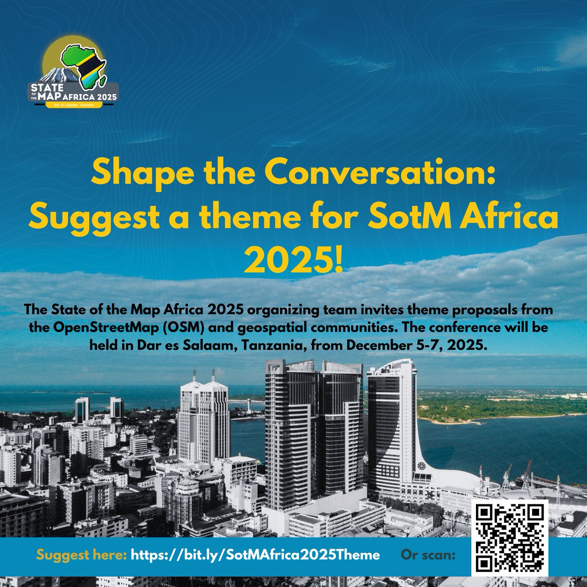 Shape the conversation at #SotMAfrica2025 in Dar es Salaam, Tanzania (Dec 5-7)! 

Submit your theme ideas here: bit.ly/SotMAfrica2025…