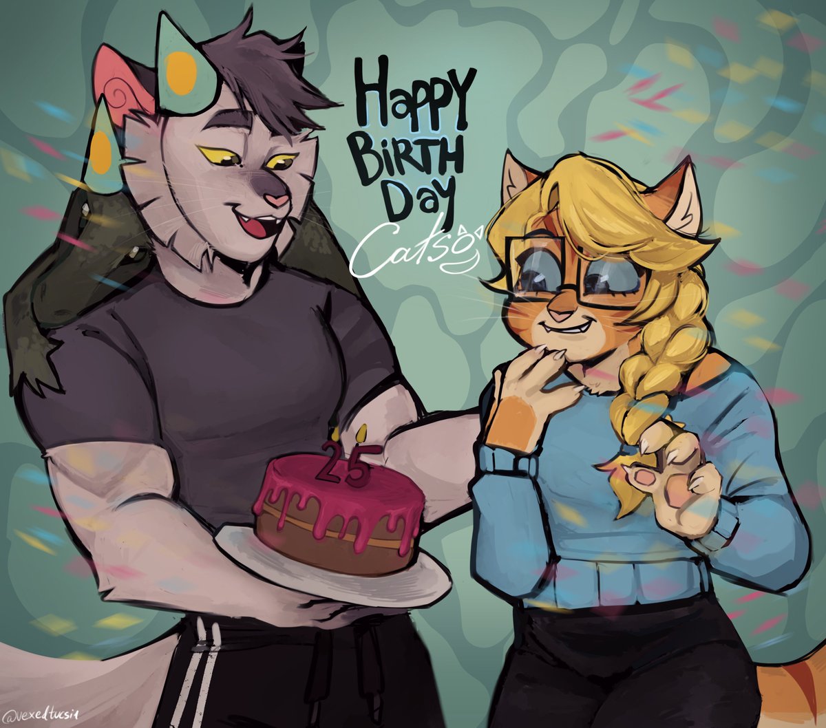 <a href="/Cats0naut/">💫 Catsonaut 💫</a> Happy birthday Catso, I wish you health, happiness, lots of gifts and, above all, fulfillment of your dreams ! 🥳🎂