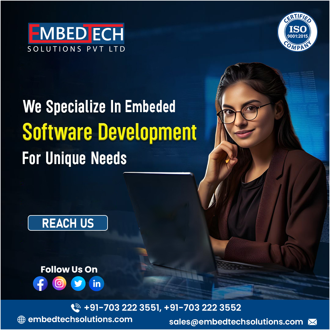 Embedtech_sol's tweet image. 🚀 Tailor-Made Embedded Software for Your Unique Needs!  

🌐 embedtechsolutions.com

#Embedtech #BestEmbeddedSoftwareDeveloper #EmbeddedSoftwareDevelopmentServices #SoftwareDevelopment #RapidDevelopment #Technologysolutions #BusinessGrowth