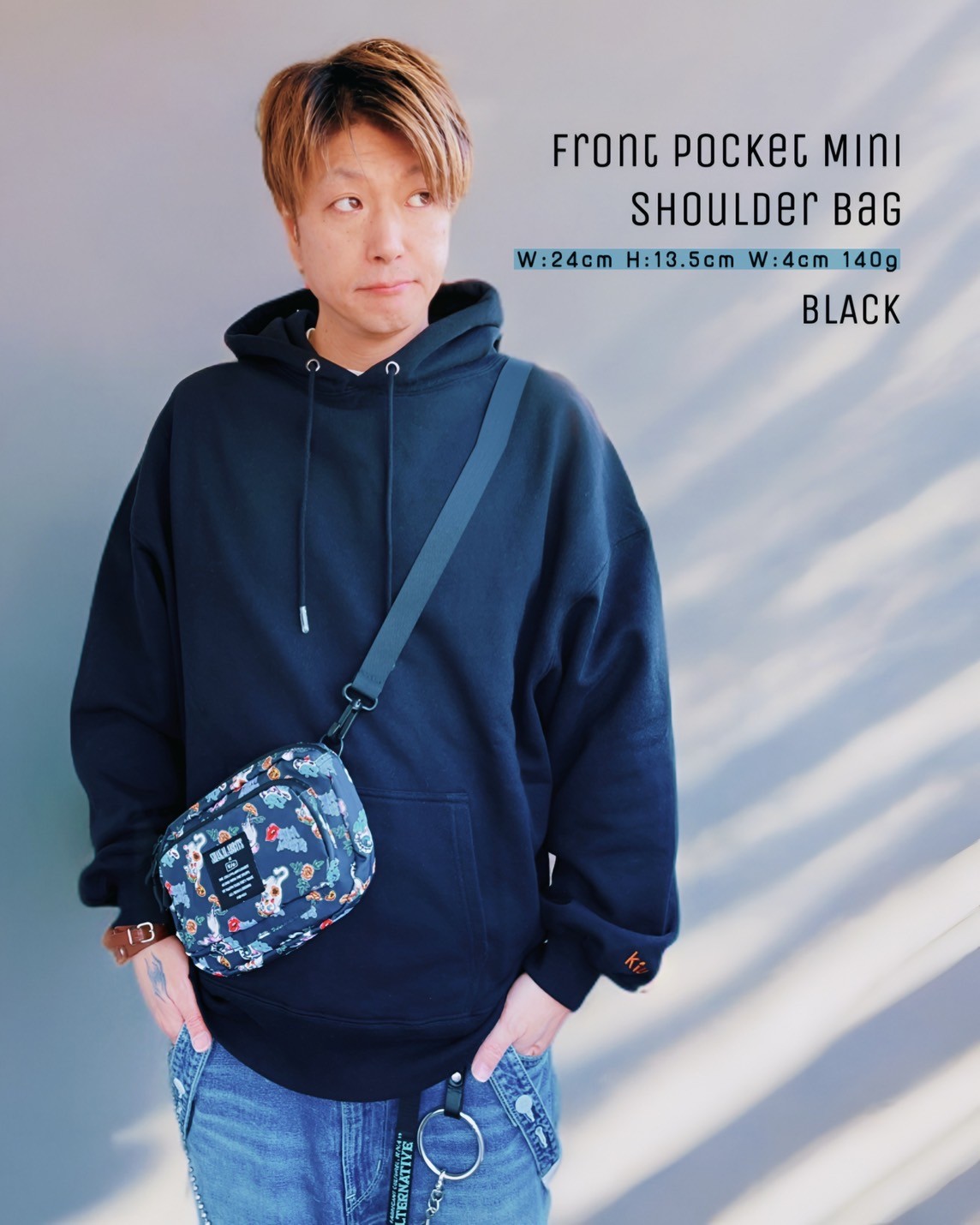 SHAKALABBITS×KiU ショルダー　バッグ　シャカラビ　フェス　大人気 SHAKALABBITS×KiU ショルダー バッグ シャカラビ フェス 大人気