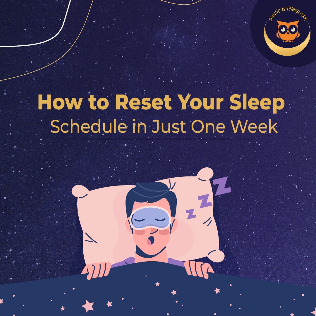 Solutions4Sleep's tweet photo. Struggling with a messed- up sleep schedule? Reset your body clock in just one week with these simple steps! Stick to a consistent bedtime, soak up morning sunlight, cut down on late- night screens and wind down with a relaxing routine. 
@solutions4sleep https://t.co/9hszLMfemL