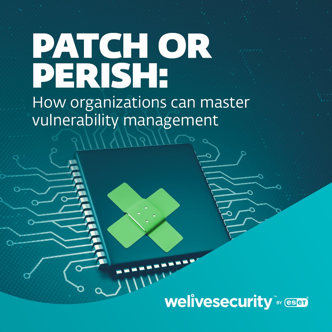 Vulnerability exploits tripled data breaches in 2023. Stay ahead—strengthen security with smart patching and risk management 🔐 welivesecurity.com/en/cybersecuri…