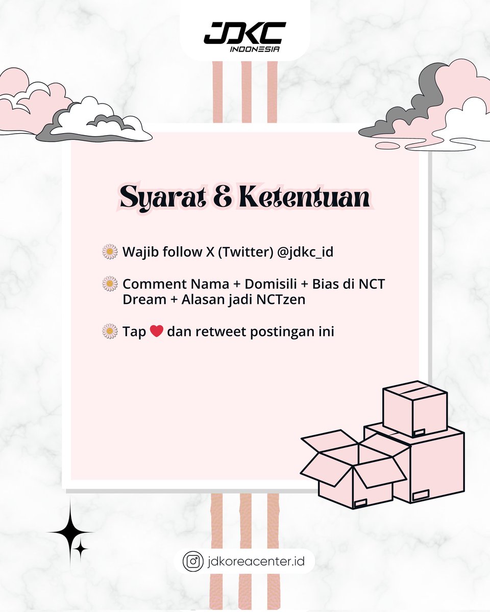 jdkc_id's tweet image. 🔥 GIVEAWAY 🔥

Sijeuni mana suaranyaaaa~??

Team JDKC mau bagi-bagi NCT DREAM Official Lightstick nih 😍🤩

Caranya gampang banget!
Cek aja syarat &amp;amp; ketentuan digambar di bawah ini ya 👇

Hanya untuk 1 orang pemenang!
Yuk buruan 😆😆

#giveaway #nctdream #nctdreamlightstick