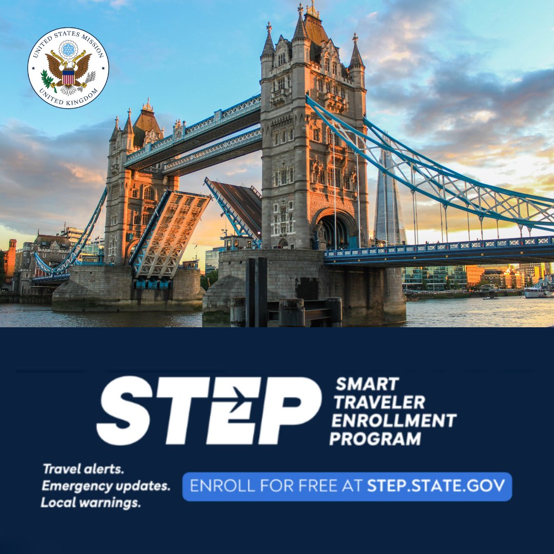 USAinUKConsular's tweet image. #USCitizens planning to travel abroad during February Half Term! Stay one STEP ahead by enrolling in the Smart Traveler Enrollment Program (STEP) before traveling. This will help U.S. Embassy London, U.S. Consulate General Edinburgh, and U.S. Consulate General Belfast reach you…