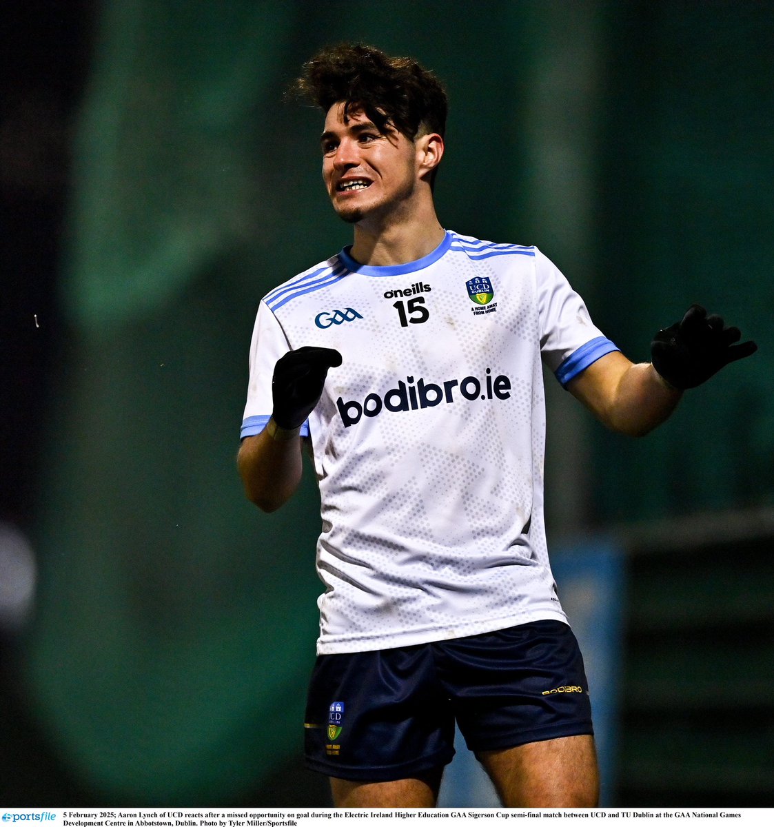 MeathGAA's tweet photo. The @ElectricIreland Sigerson Cup Final takes place at 19:30 in the @ConnachtGAA Centre of Excellence.

Best wishes to @UCDGAA’s Aaron Lynch, Diarmuid Moriarty &amp; David McEntee and @DCUDocEirGAA’s captain Ciaran Caulfield, Niall Devlin, Liam Kelly &amp; Jamie Browne.

#SigersonCup https://t.co/N9fdwyC5yQ