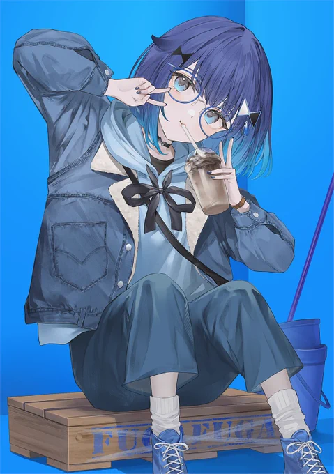 Blue - 紡木こかげ #つむぎふと 