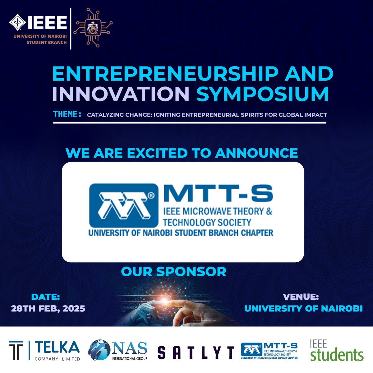 Introducing our sponsors for The Entrepreneurship and Innovation Symposium🎉🎉