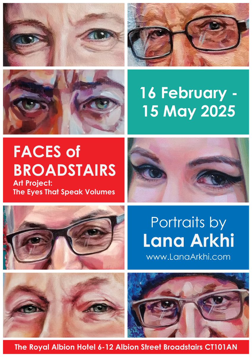 My solo exhibition "Faces of Broadstairs". The Opening is on the 16th Feb at 4pm. See you there ❤️
#art #artexhibition #broadstairs #thanet #kent