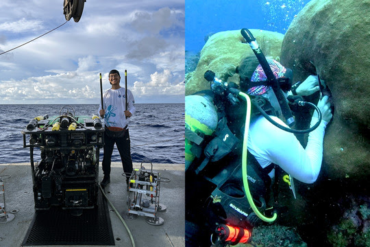 URIGSO's tweet image. 🔹Tonight! #GSO&apos;s Philip Yang is *chatting* about coral habitats in @FGBNMS.🌊🐠 Join virtually to learn how coral cores &amp;amp; benthic landers help us understand past and present ocean conditions—and how this science informs conservation efforts.

buff.ly/40PpCUK