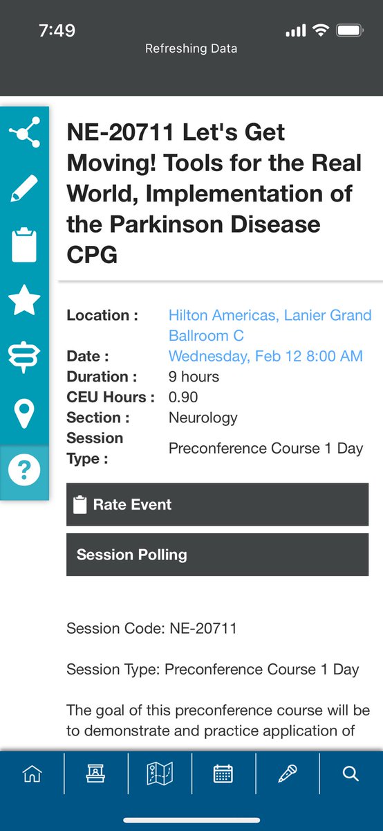 APTAofNC's tweet image. Christina Criminger-Morris presenting @APTANeuroPT pre-con Let’s Get Moving! Tools for the Real World, Implementation of the Parkinson Disease CPG @APTA_official #APTACSM #APTANCatCSM