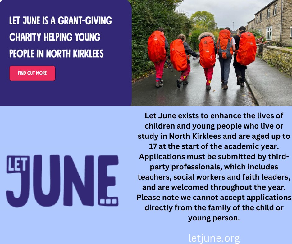 To find out more about the charity, please visit our website, where you will find detailed information about it.
letjune.org